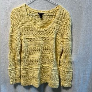 Dana Buchman Crocheted Sweater